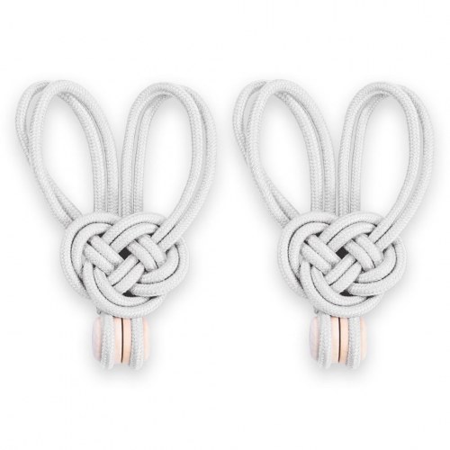 Gardinholdere med magnet – Amelia Home Edmonton, hvid (2 stk)