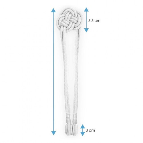 Gardinholdere med magnet – Amelia Home Edmonton, hvid (2 stk)