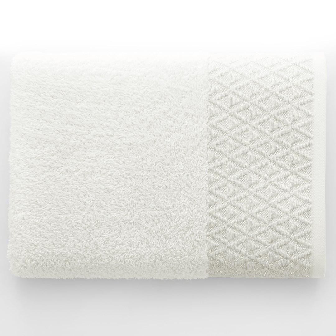 Håndklæde 70×140 hvid - DecoKing Andrea, 100 % bomuld