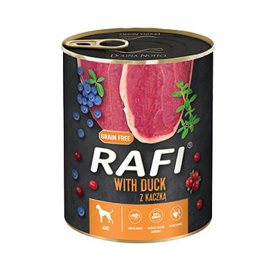 Hundefoder vådfoder – Dolina Noteci Rafi med and, blåbær og tranebær 800 g