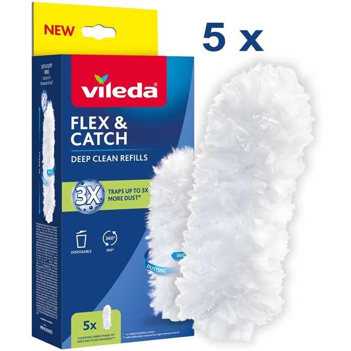 Støvklud-refill til støvfangere - Vileda Flex & Catch, 5 stk. billede