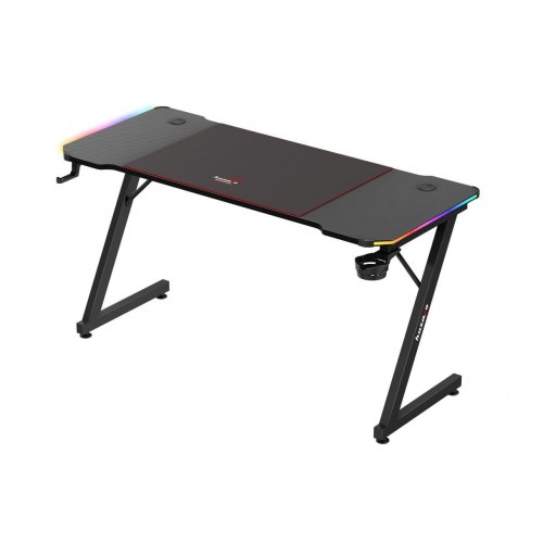 Gamingbord Hero 3.3 RGB - sort, 140 x 60 cm