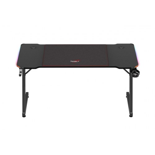 Gamingbord Hero 3.3 RGB - sort, 140 x 60 cm