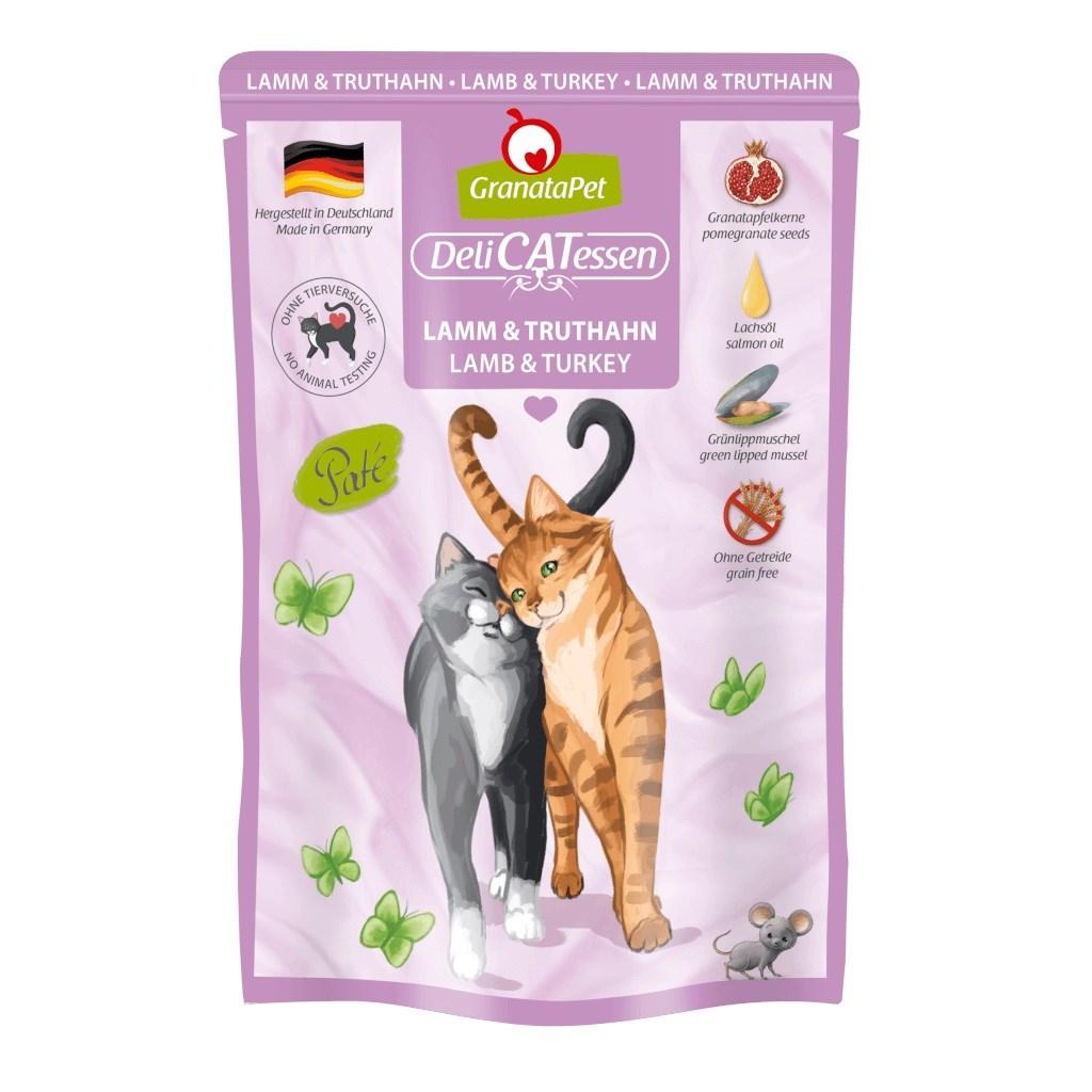 Vådfoder til kat – GranataPet DeliCATessen lam & kalkun 85 g