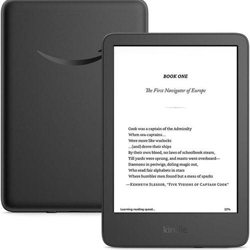 E-bogslæser Amazon Kindle 6″ (11. gen.) 16 GB Wi‑Fi – Sort