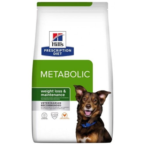 Hundefoder til vægttab – Hill's Prescription Diet Metabolic kylling, 12 kg