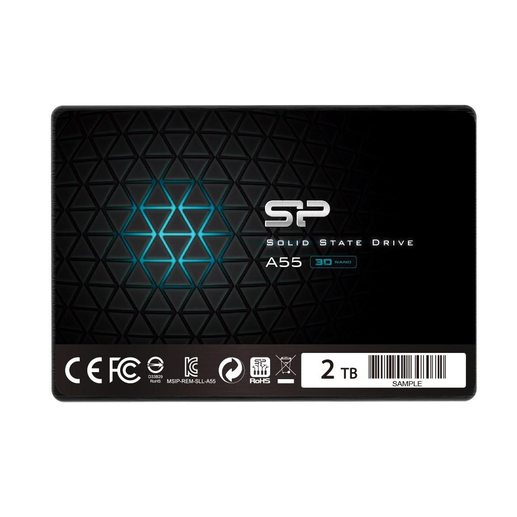 SSD harddisk 2,5" 2 TB - Silicon Power Ace A55, SATA III 3D NAND billede