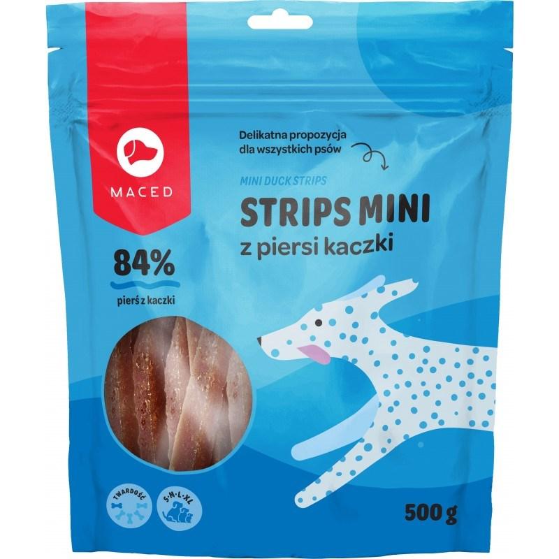 Hundegodbidder – MACED Mini andestrimler, 500 g