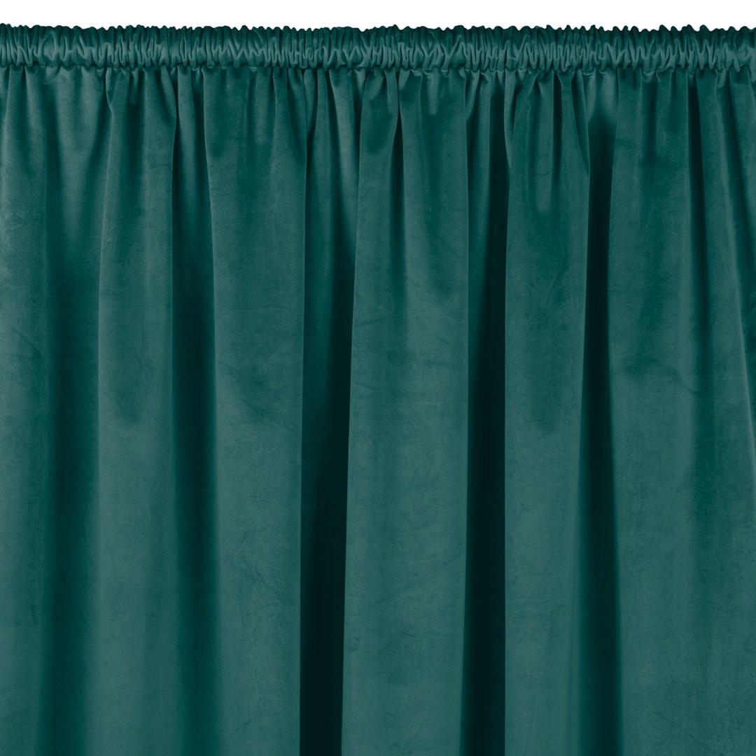 Mørklægningsgardin HOMEDE VILA havgrøn fløjl 200×245 cm (tunnel 5 cm)