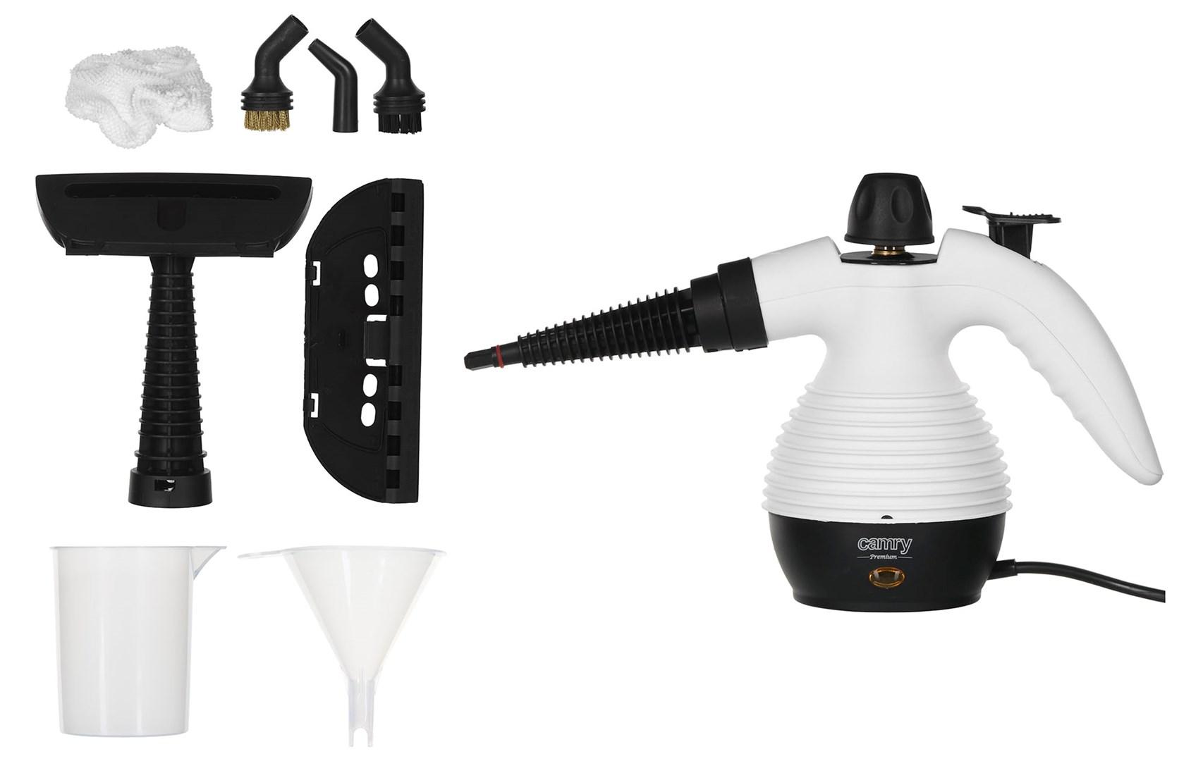 Damprenser håndholdt Adler Camry Premium CR 7021, 0,35 l, 1.500 W, sort/hvid