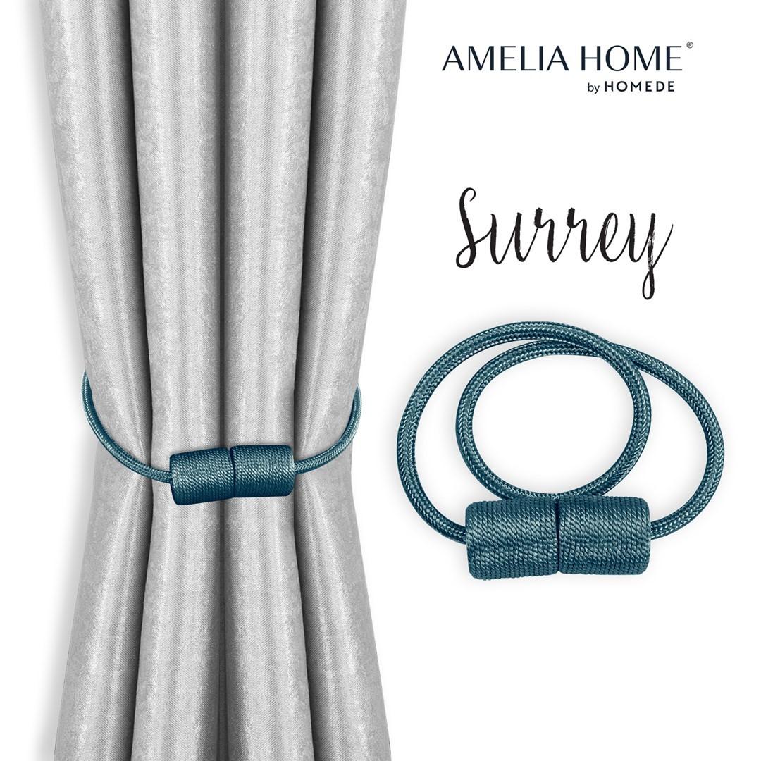 Gardintilbehør med magnet - Amelia Home Surrey, marineblå (sæt)