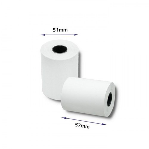 Bonruller termoruller 57 × 30 mm - Qoltec - 10 stk., BPA-fri, 55 g/m²