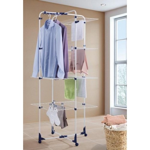 Tørrestativ tårn LEIFHEIT Pegasus Classic Tower 450 – hvid/blå