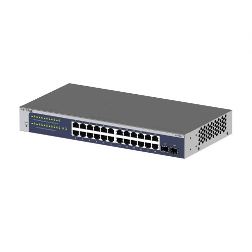 Gigabit switch NETGEAR GS724Tv6 managed, 24 porte + 2 SFP