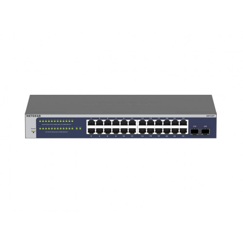 Gigabit switch NETGEAR GS724Tv6 managed, 24 porte + 2 SFP