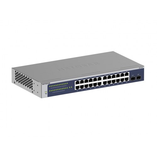 Gigabit switch NETGEAR GS724Tv6 managed, 24 porte + 2 SFP