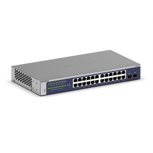 Gigabit switch NETGEAR GS724Tv6 managed, 24 porte + 2 SFP