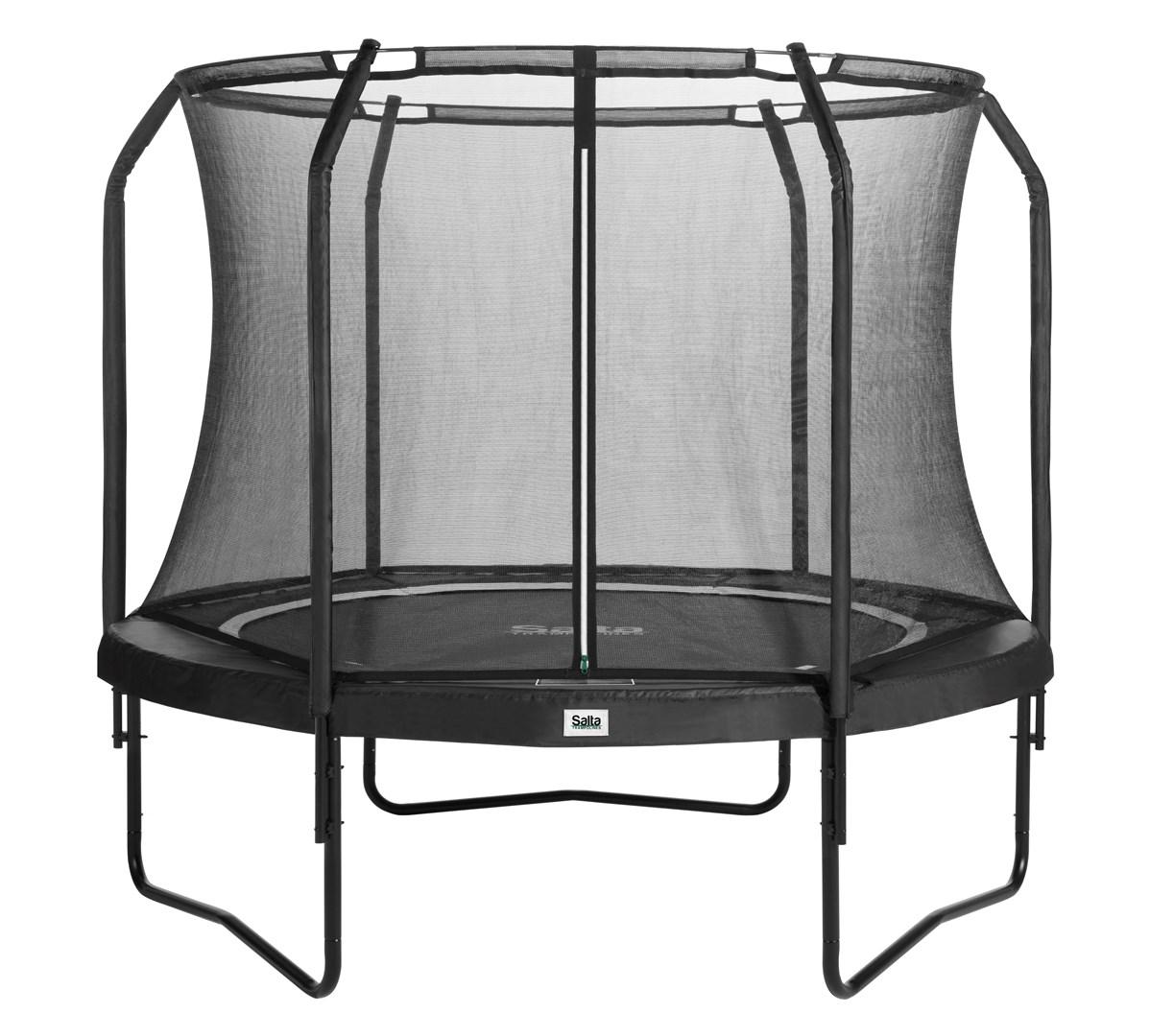 Trampolin til haven 305 cm - Salta Premium Black Edition COMBO med sikkerhedsnet billede