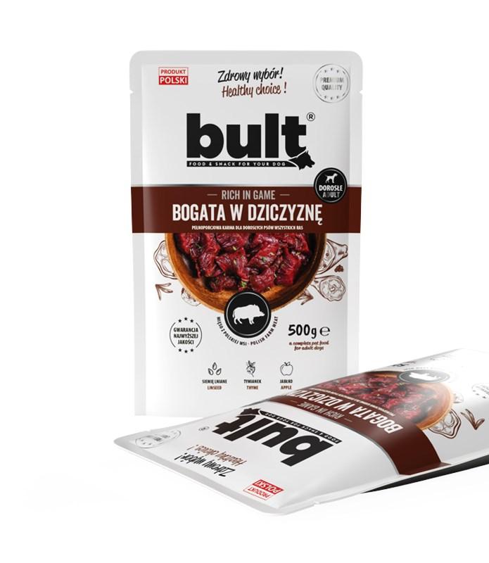 Hundefoder vådfoder – bult Rich in Game, 500 g