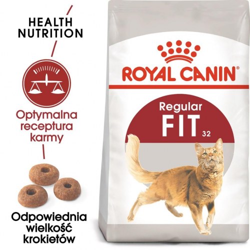 Kattemad tørfoder Royal Canin Regular Fit 32 400 g - voksen kat, kylling/majs