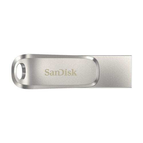USB stik SanDisk Ultra Dual Drive Luxe 1 TB – USB-A/USB-C 3.2 Gen 1, rustfrit stål