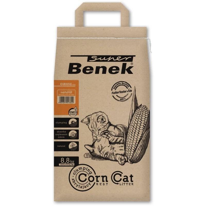 Certech Super Benek Corn Cat - Klumpende majsstrøelse 14 l