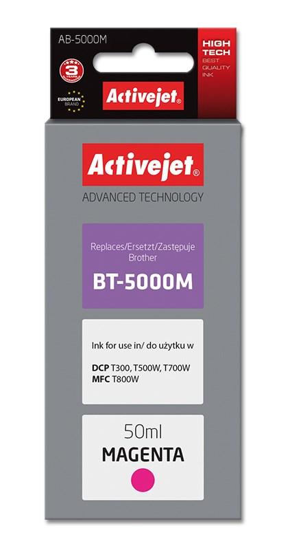 Blækflaske til Brother – Activejet AB-5000M, magenta, 50 ml (erstatning for BT-5000M)
