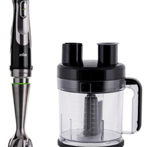 Stavblender Braun MultiQuick 9 MQ 9195XLI, 2 l, 1.200 W – sort/rostfrit stål