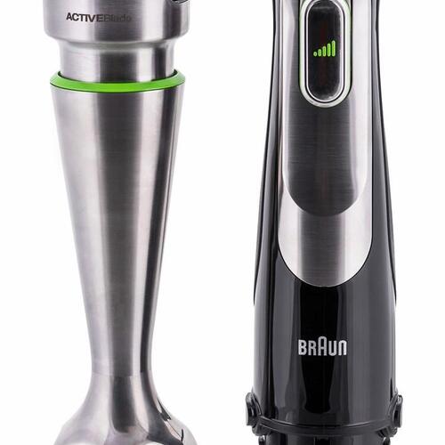 Stavblender Braun MultiQuick 9 MQ 9195XLI, 2 l, 1.200 W – sort/rostfrit stål