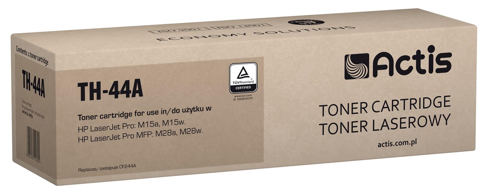 Tonerpatron Actis TH-44A – erstatter HP 44A CF244A, sort, standard, 1.000 sider