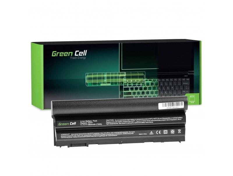 Batteri til bærbar – Green Cell til Dell, 11,1 V 6600 mAh (9 celler)
