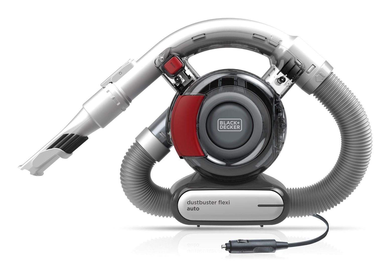 Håndstøvsuger til bil Black+Decker PD1200AV, posefri - grå/orange