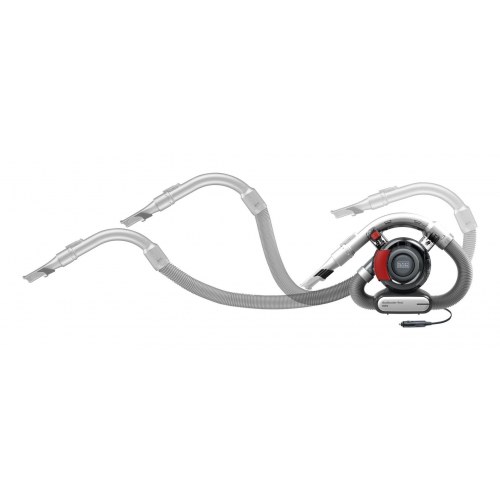 Håndstøvsuger til bil Black+Decker PD1200AV, posefri - grå/orange