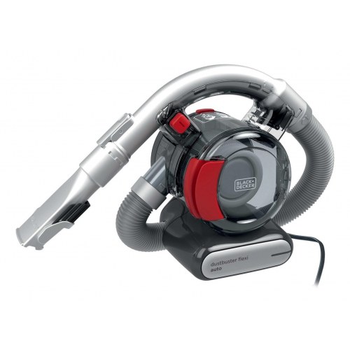 Håndstøvsuger til bil Black+Decker PD1200AV, posefri - grå/orange