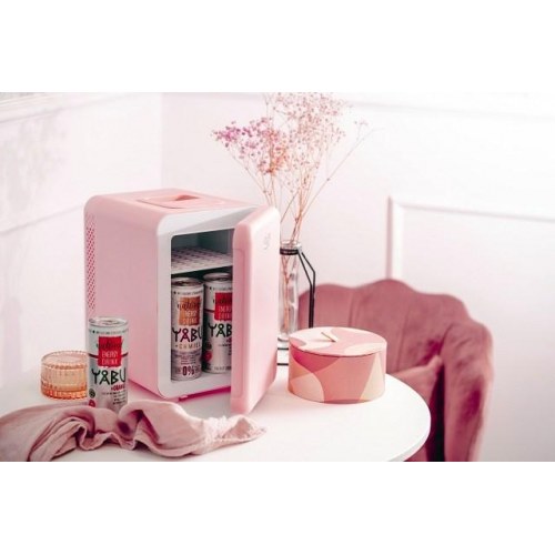Mini køleskab Adler AD 8084P - 4 l, lyserød