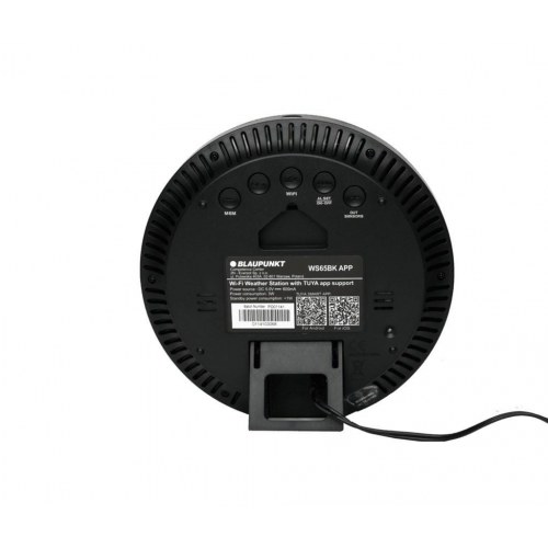 Vejrstation med Wi‑Fi - Blaupunkt WS65BK APP, sort