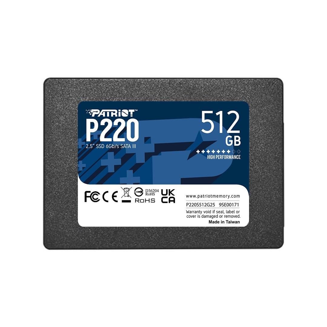 SSD 2,5" Patriot Memory P220 512 GB SATA III billede