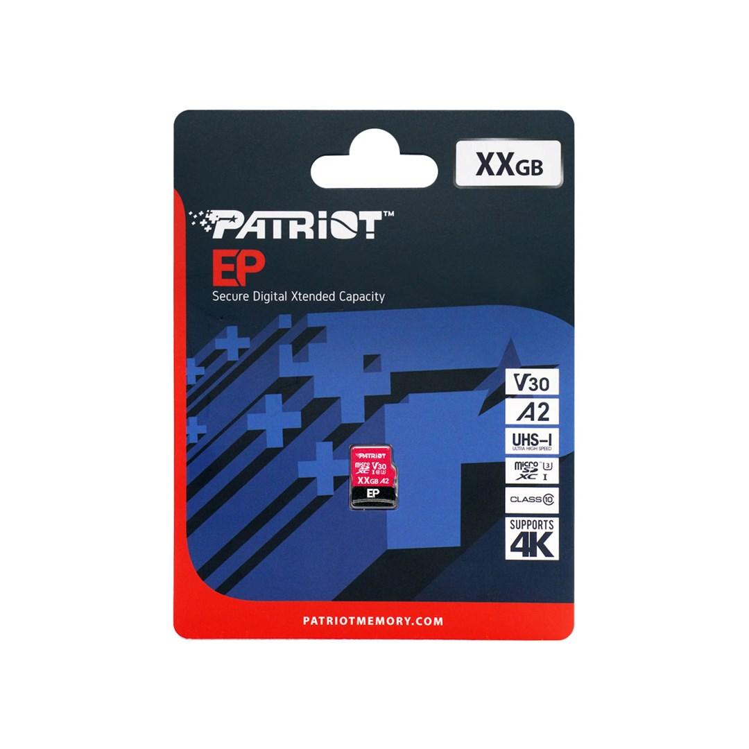 MicroSD-kort Patriot EP A2 512 GB – V30 U3 Class 10