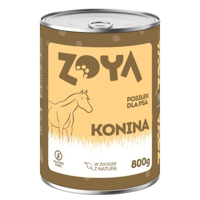 Hundefoder vådfoder ZOYA – hest (monoprotein) 800 g