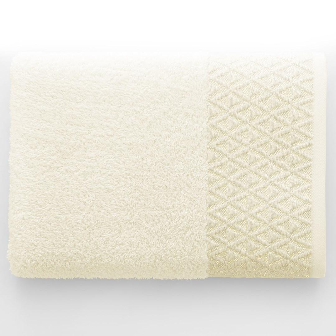 HÃ¥ndklÃ¦de 70Ã140 creme - DecoKing Andrea, 100 % bomuld