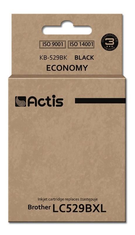 Blækpatron til Brother - Actis KB-529Bk, sort, 58 ml (erstatter LC529BK) billede