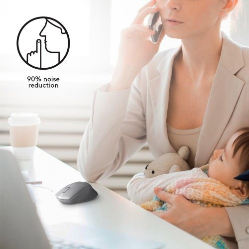 Trådløs mus Logitech M330 Silent Plus – sort