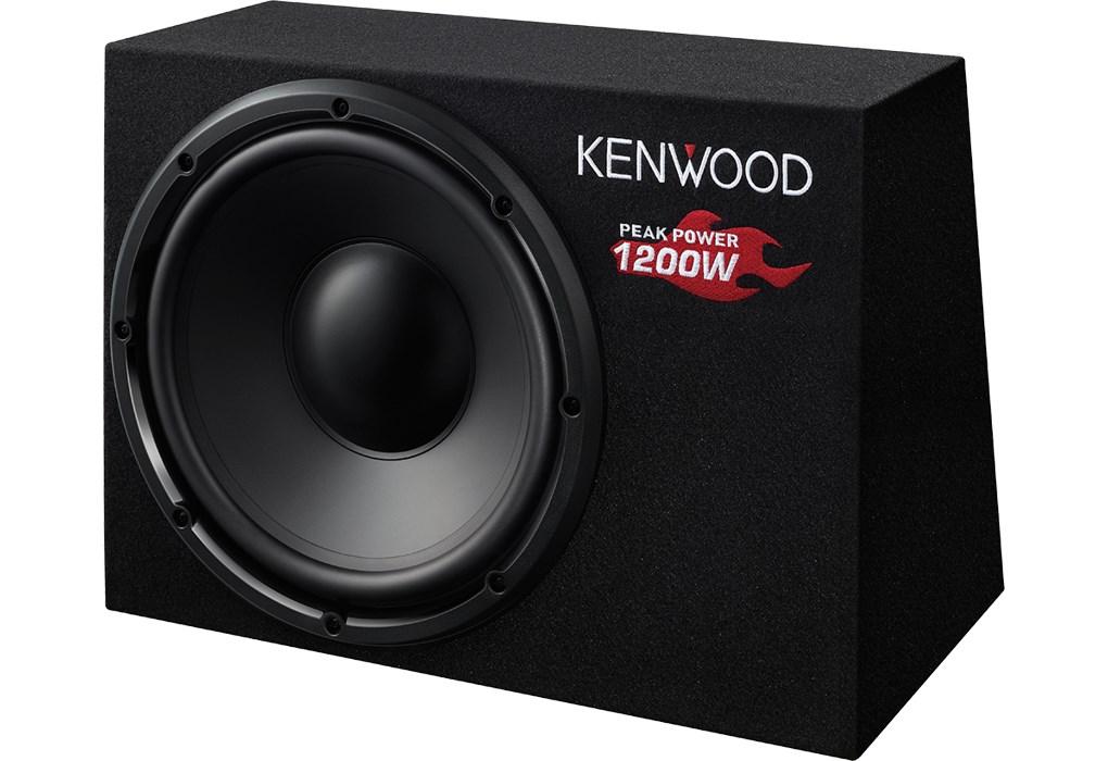 Bilsubwoofer Kenwood KSC-W1200B - forlæns monteret, 300 W RMS / 1.200 W peak billede