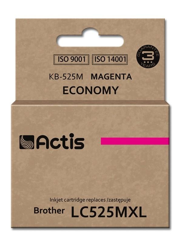 Blækpatron til Brother – Actis KB-525M, magenta, 15 ml (erstatter LC525M)