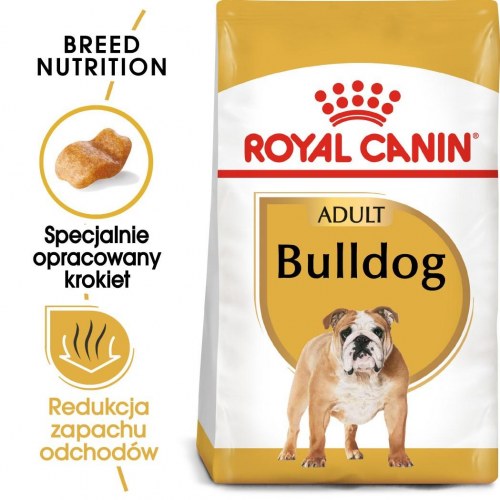 Hundefoder tørfoder Royal Canin Bulldog Adult 12 kg