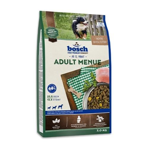Hundefoder tørfoder Bosch Adult Menue 3 kg