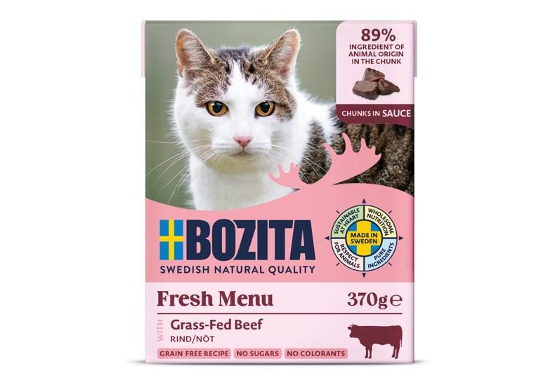 Vådfoder til kat BOZITA Okse i sauce, 370 g