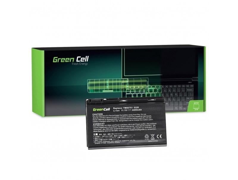 Batteri til bærbar – Green Cell AC08 til Acer, 4400 mAh, 11,1 V