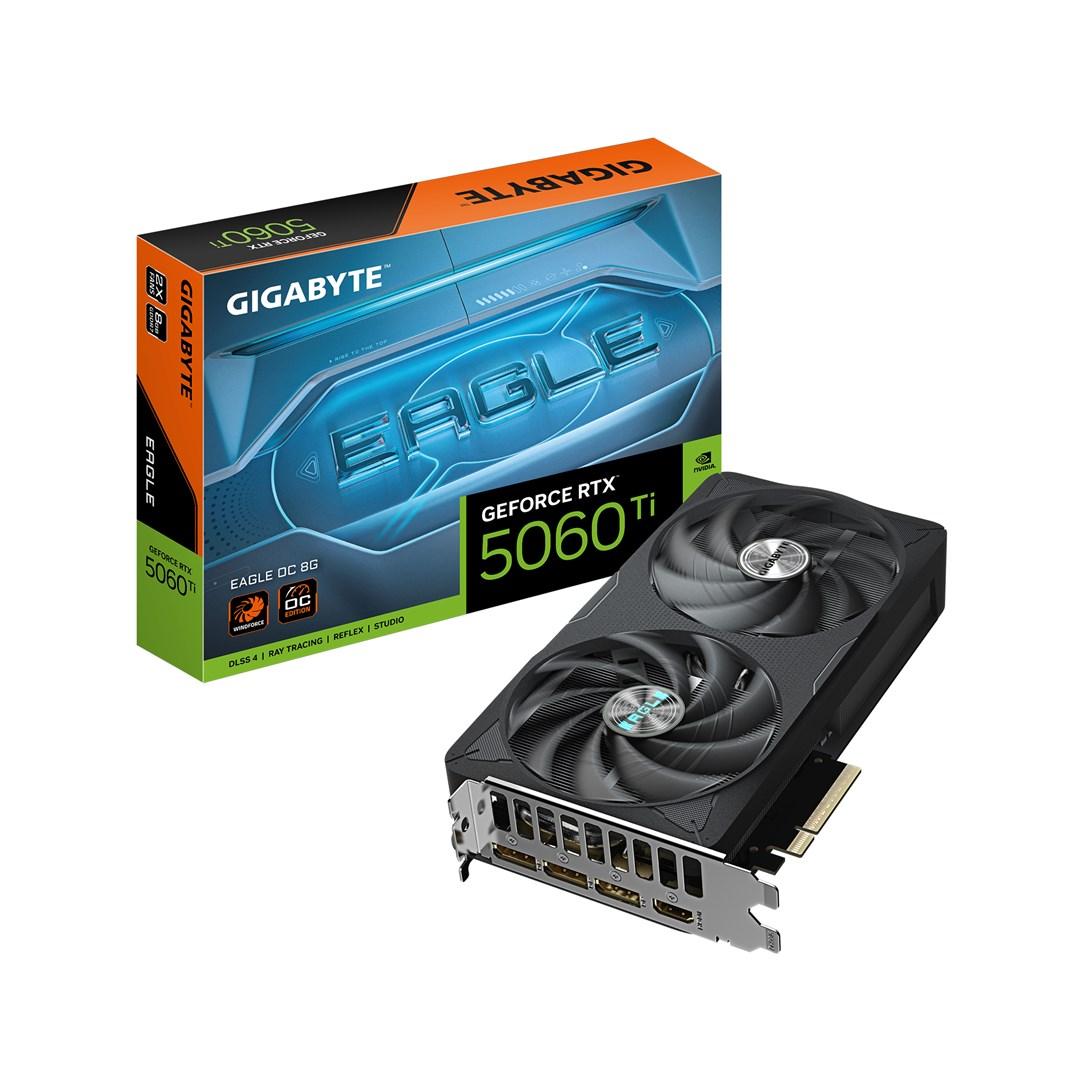 Grafikkort Gigabyte GeForce RTX 5060 Ti EAGLE OC 8G - 8 GB GDDR7, PCIe 5.0 billede