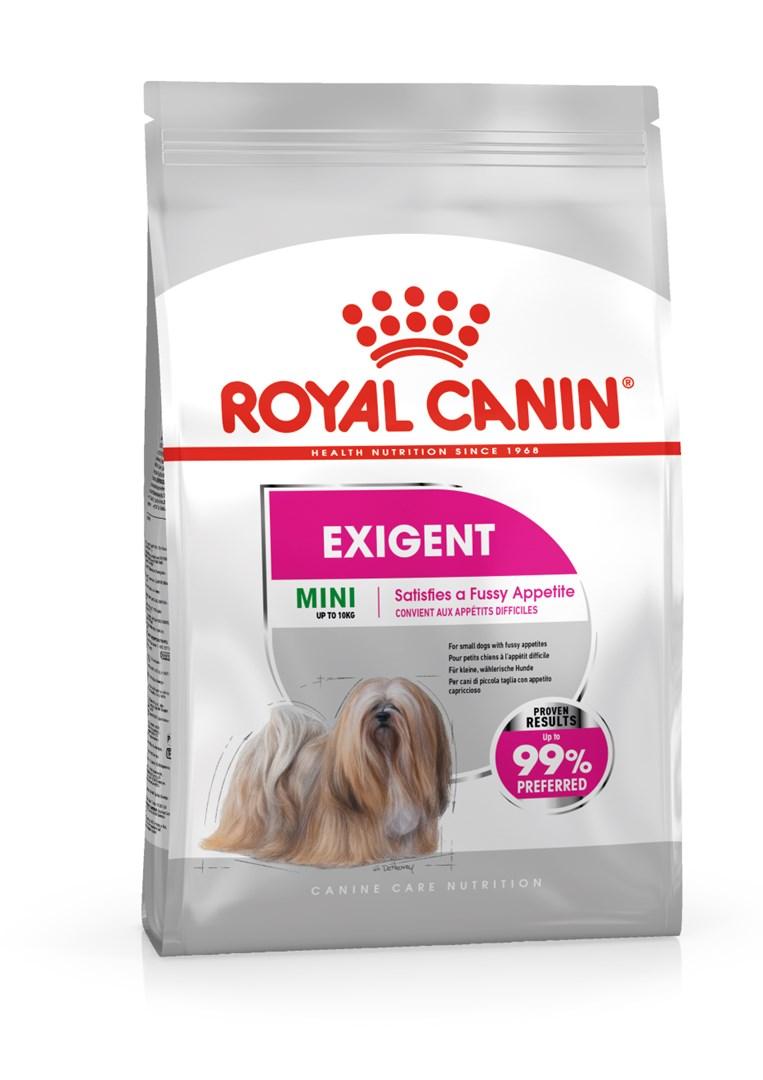 Hundefoder tørfoder Royal Canin Mini Exigent – kræsen hund – 1 kg billede